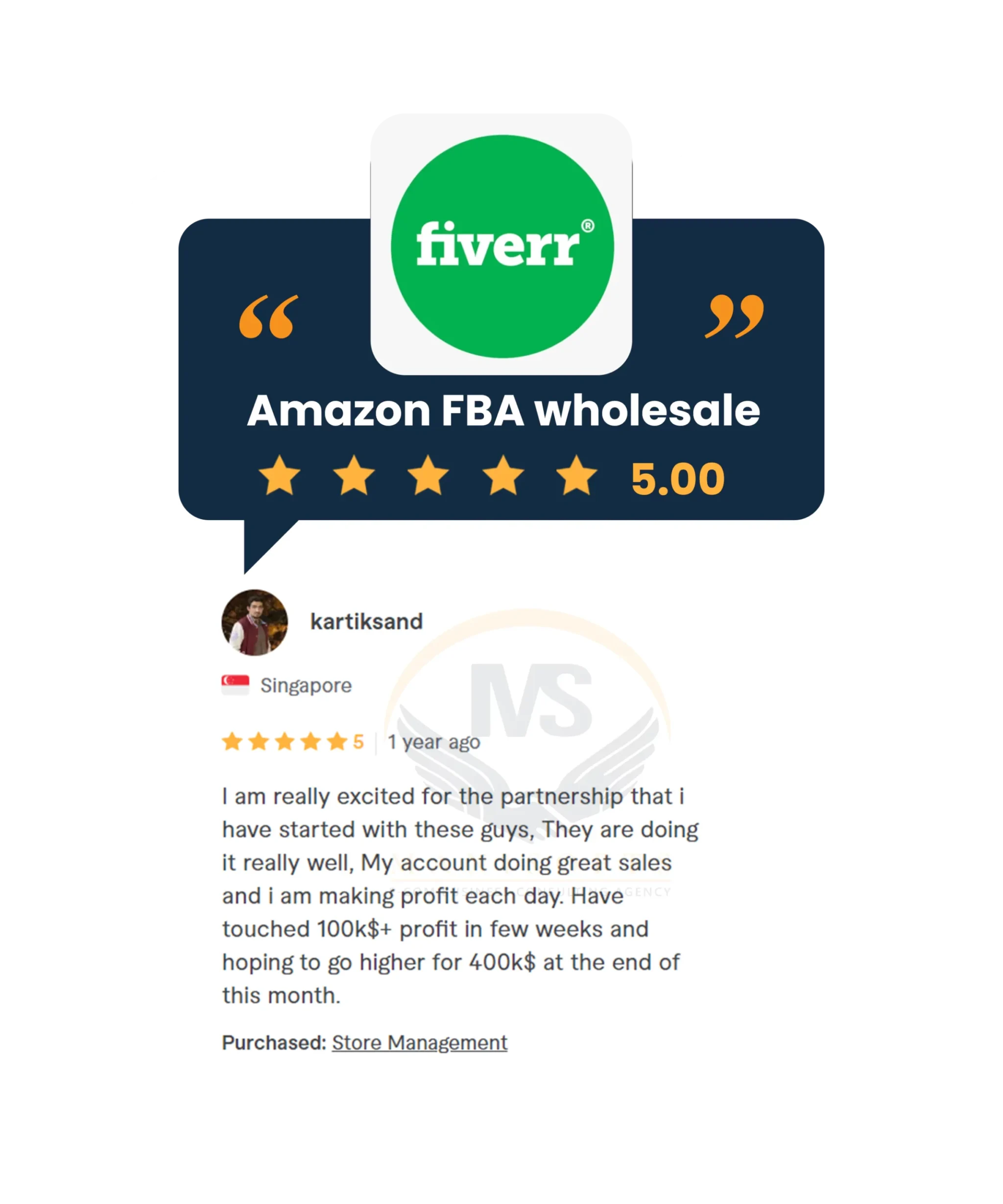 Fiverr review for manisofts