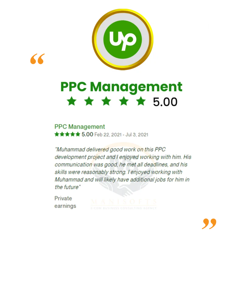 Upwork review for manisofts