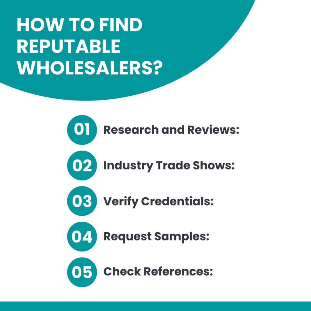 How to Find Reputable Wholesalers