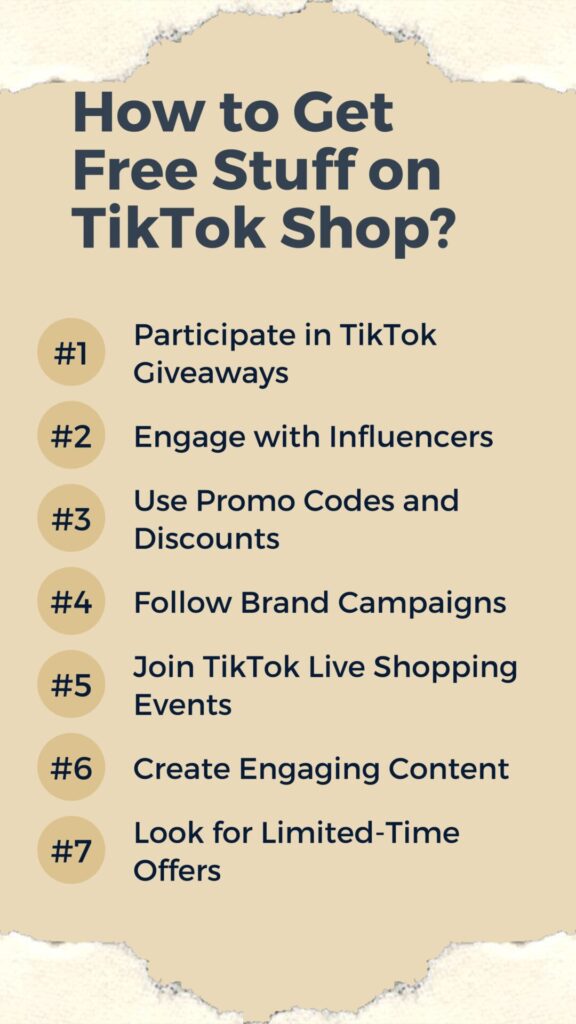 How to Get Free Stuff on TikTok Shop